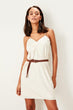 Beige Halter Dress