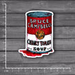 Classic Pop Andy Tomato Soup Waterproof PVC Laptop Notebook Sticker
