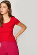 Women Red T Shirt
