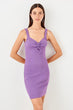 Lilac Collar Knit Dress