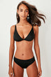 Black Waist Fold Bikini