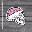 Skull Brain Waterproof Laptop Notebook Graffiti Sticker