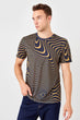 Navy Blue Men 'S Printed New T-shirt