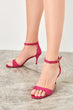 Fuchsia Suede Women 'S Heels Shoes