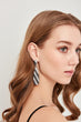 Striped Drop Earrings