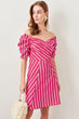 Pink Striped Dress