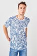 White Men Printed New T-shirt
