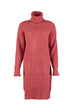 WOMEN-Cinnamon Turtleneck Sweater Dress