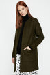 Women Green Coat