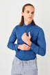 Indigo Male Long Sleeve Slim Fit Shirt