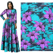 Flower Fall and Winter Geometric Patterns African Prints Ethnic Garment Fabric