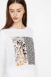 "Women 'S White Printed T Shirt "