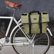 Outdoor Vintage Bike Pannier Rear Rack Bag Shoulder Bags Motorcycle Carrier Storage Bags Waterproof for City Commuting