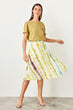 Trendyol Multicolour Color Block Skirt TWOSS19SO0026