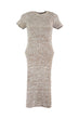 WOMEN-Camel Gradient Knitwear Dress