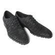 New Men's Genuine Crocodile Leather Shoes Black Office Work Handmade Shoe Male Vintage Zapatos Oxford Sepatu Pria