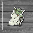 Star Wars Yoda Graffiti Sticker