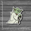 Star Wars Yoda Graffiti Sticker