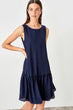 Navy Blue Classic Dress