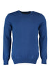 New Blue Men 'S Bike Collar Sweater