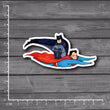 Superman Batman Stickers