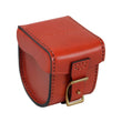 Vintage Fishing Reel Case Bag Vegetable Leather Thick Padded Carrier Fly Fishing Accessories for Fisher Man