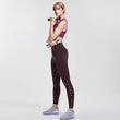 Women's Naked Feeling Stretchy High Waist 7/8 Tight Mesh Yoga Leggings