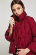 Women Burgundy Coat