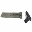 Gun Accessories Tactical Silicone Treated Knit Pistol Socks Firearm Fishing Reel Cover Gun Protector Grey for Shooting