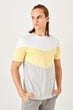 Yellow Men Panelled T-Shirts