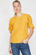 Women Yellow Print Blouse