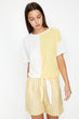 Women Yellow Pattern T-Shirt