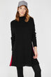 Women Black Slash Tunic