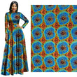 Blue Cell African Prints Ethnic Garment Fabric