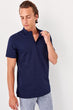 Navy Blue Men 'S Crew Neck Short Sleeve New T-Shirt