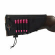 Hunting Rifle Cartridge Shells Holder Cheek Rest Pad Elastic Hold 5 Shells Buttstock Ammo Pouch for Shooting