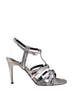 Beige Snake Pattern Women 'S High-Heeled Shoes