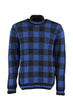 Saks Male Plaid Turtleneck Sweater Sweater