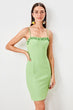 Green Halter Dress