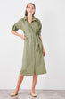 Khaki Shirt Dress