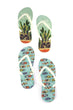 Multicolour Male 2 Pack Thong Slippers Slippers