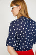 Women Navy Blue Shirt