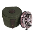 Classic Canvas Fly Fishing Reel Case Storage Reel Shaft Vintage Box Durable Protective Cover Coils Bag