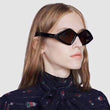 New Irregular Sunglasses Women Fashion Trend Rivet Small Frame Triangle Show Sun Glasses Vintage Female Eyewear Shade UV400