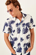 White Men Printed New Shirt