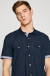 Male Navy Blue Shirt