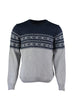 Navy Blue Men 'S Bike Collar Sweater