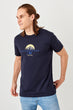 Navy Blue Men 'S Cotton T Shirt