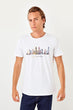 White Men Printed New T-shirt