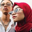 New Small Frame Sunglasses Men Women Fashion Irregular Personality Sun Glasses Black Red Female Male Vintage Eyewear UV400